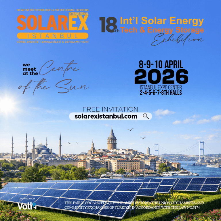 SolarEX Istanbul 2026: Türkiye’s Premier Solar Energy Exhibition Returns to Istanbul Expo Center